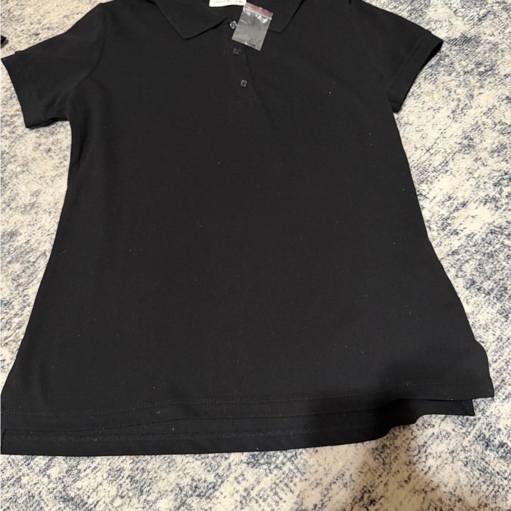 Active USA Black Polo Shirt